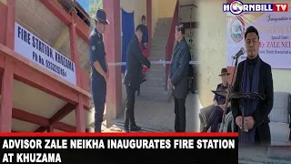 ADVISOR ZALE NEIKHA INAUGURATES FIRE STATION AT KHUZAMA