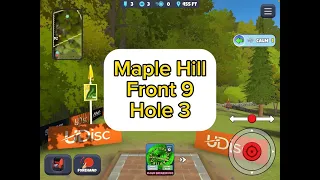 Maple Hill, Front 9, Hole 3 : Disc Golf Valley