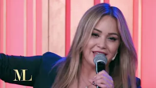 Karina "La Princesita" con su voz endulzó y alegró la #mesaza de Mirtha