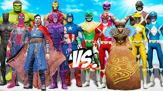 THE AVENGERS VS MIGHTY MORPHIN POWER RANGERS - EPIC SUPERHEROES WAR