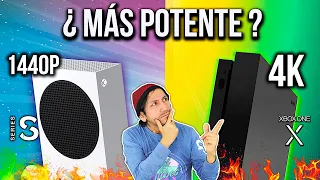 Xbox One X:  ¿MÁS  POTENTE que SERIES S? |  4K  vs 1440p  |  Jugamer