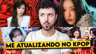 REAGINDO A WENDY, YOOA, PURPLE KISS E YOUNG POSSE | ME ATUALIZANDO NO KPOP