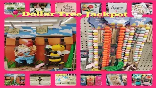 👑🐇Dollar Tree's Highly Coveted Easter Wooden Bead Garland!! PLUS Spring has Sprung! All NEW Finds!🌷👑