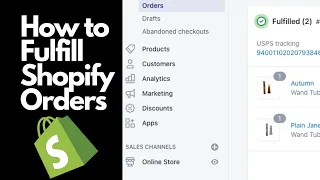HOW TO FULFILL + PROCESS + SHIP ORDERS ON SHOPIFY