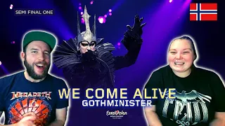 EUROVISION 2024 BOUND? | Gothminister - We Come Alive - (MGP 2024, Semi-Final) | REACTION #norway