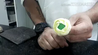 how to make ranunculus flower  easy to make ranunculus flower please hit like and subscribe chowww!