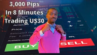 3000 Pips In 8 Minutes Trading US30