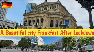 Frankfurt City After Lock down | Walk In Central Frankfurt Germany