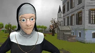 Сестра Гренни! Nun Neighbor Escape from Evil обзор игры! sister Granny!