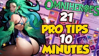 21 Pro Tips to Optimize Your Omniheroes Account!!