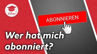 Wie du siehst, wer deiner Zuschauer deinen YouTube-Kanal abonniert hat #WiegehtYouTube