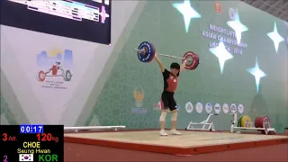 2018 Asian Junior Weightlifting M 69 kg  A
