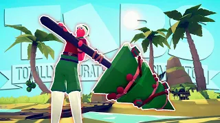 WHEN I FORGOT TO THROW OUT THE CHRISTMAS TREE ► Totally Accurate Battle Simulator (TABS) ТАБС