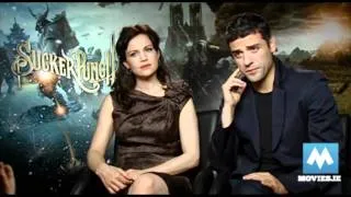 Carla Gugino & Oscar Isaac talk SUCKER PUNCH