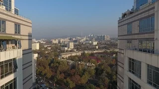 Aero drone Almaty city