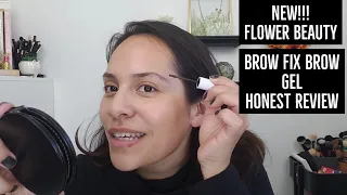 NEW Flower Beauty Brow Fix Fiber Brow Gel- Brunette- Honest Review