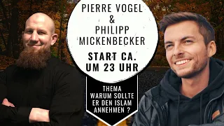 Pierre Vogel & Philipp Mickenbecker im Gespräch