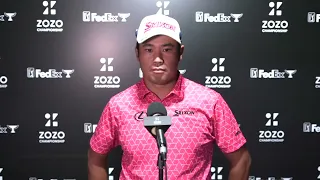 Hideki Matsuyama Friday Japanese Flash Interview 2022 ZOZO CHAMPIONSHIP · Round 2