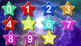123 little Numbers with Cute Star shape  | Baby Magic 123 |  Learn English Numbers for Kids