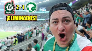 ¡MÉXICO ESTÁ ELIMINADO! Reacciones México 2-1 Arabia Saudita desde Qatar