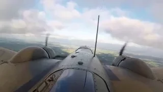 Flying in the Bristol Blenheim