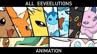 ALL EEVEELUTIONS ANIMATION -by Jukebox-