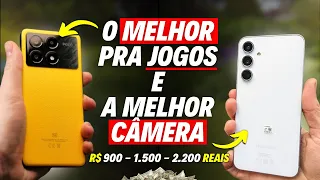 MELHORES Celulares Custo-Benefício BOM e BARATO em 2024 (Top pra JOGOS e CÂMERA)