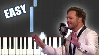 You Are My All in All / Canon in D - David Phelps | EASY PIANO TUTORIAL + SHEET MUSIC by Betacustic