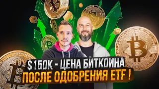 $150k - ЦЕНА БИТКОИН ПОСЛЕ ОДОБРЕНИЯ ETF ! ОСТОРОЖНО ХАКЕРЫ !