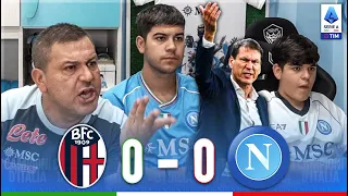 CRISI TOTALE!! DELUSIONE... BOLOGNA-NAPOLI 0-0 | LIVE REACTION NAPOLETANI