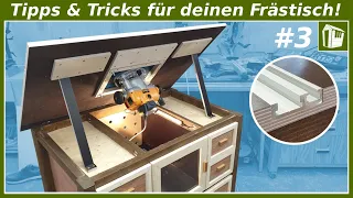 Frästisch selber bauen | DIESE Funktionen sind NÜTZLICH! Werkstatt einrichten DIY