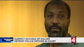 Suspect accused of killing Detroit police officer Glenn Doss in court