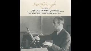 Beethoven:   Piano Concerto no. 1 in C major op. 15    -   Adrian Aeschbacher; Wilhelm Furtwangler