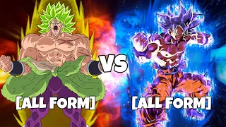 Broly(All forms) vs Goku(All forms) #dragonball