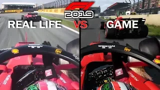 F1 2019 REAL LIFE VS GAME