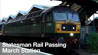 The Statesman Rail Passing March Station