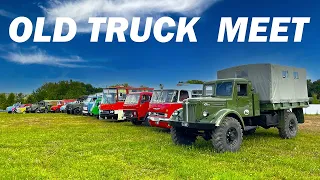 OLD TRUCK MEET - Gaz AA, Ford BB, MAZ 502, Ikarus, MAN, Volvo, VW Typ 82 - Vanade Veokate sõit 2023