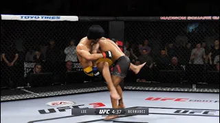 UFC Bruce Lee vs. Dennis Bermudez Beat down a all-American wrestler.