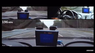 Bugatti Chiron SS En Yüksek Hız 490 KPH (Yanımda Müzik) (AÇIKLAMAYI OKU)