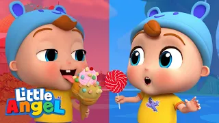 Lollipop vs Ice Cream - Choose Your Favorite! | Little Angel Kids Cartoons and Nursery Rhymes