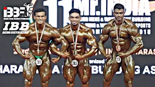 Sunith Jadhav Wins Gold Mr INDIA 2018 90 KG Weight Category - Comparison & Results