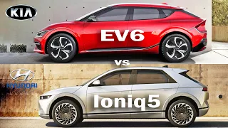 Kia EV6 vs Hyundai Ioniq5 | Electric car compare | Ioniq5 vs EV6