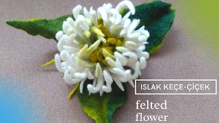 HOW TO MAKE FELT FLOWERS? | How Is Wet Felt Made?