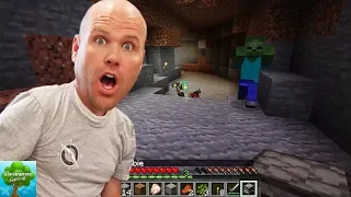 A Dad Tries Playing Minecraft / The Adventurers Gaming