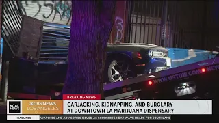 Carjackers smash into illegal DTLA dispensary, flee scene