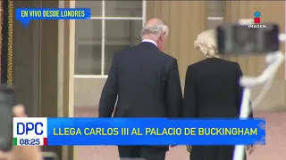 Carlos III y Camila Parker ingresan al Palacio de Buckingham | De Pisa y Corre