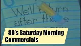 Saturday Morning Commercials from the 1980's, Vol 3