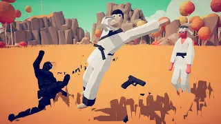 TAEKWONDO CHAMPION & KICKBOXER vs S.W.A.T UNIT - TABS - Totally Accurate Battle Simulator