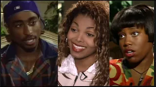 RARE: Tupac, Janet Jackson And Regina King Interview For Poetic Justice