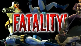 SFW FATALITIES - Mortal Kombat vs DC Universe All Fatalities Reaction (ft. Sya)